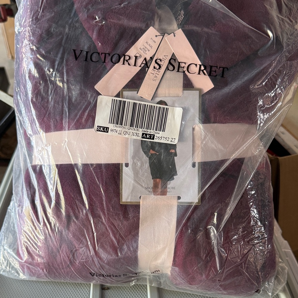 Victoria's Secret Plum and Pink Robe